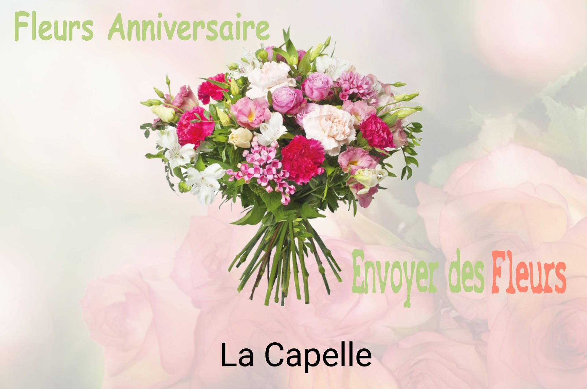 Bouquet de fleurs d’anniversaire livré à La Capelle