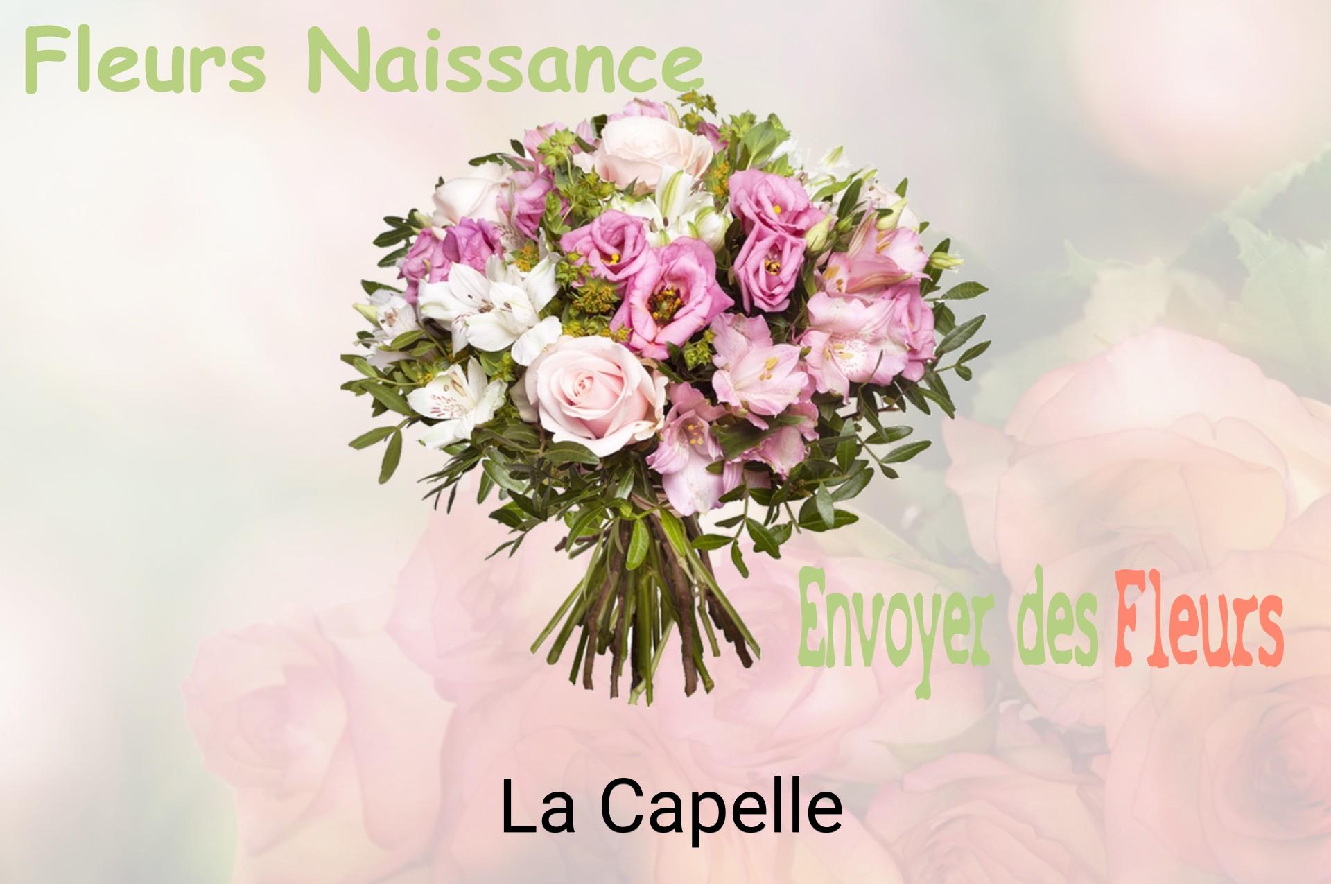 Bouquet de fleurs de naissance livré à La Capelle
